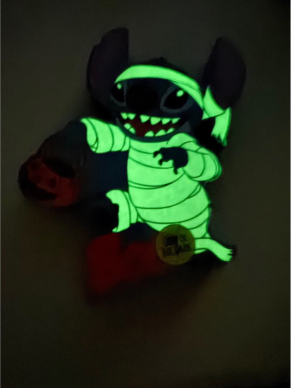 Disney Stitch Halloween Glow in the Dark Wall Decor
